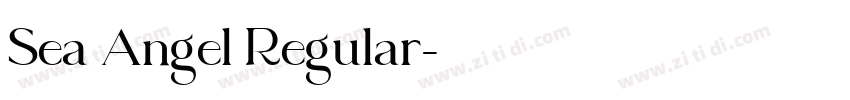 Sea Angel Regular字体转换